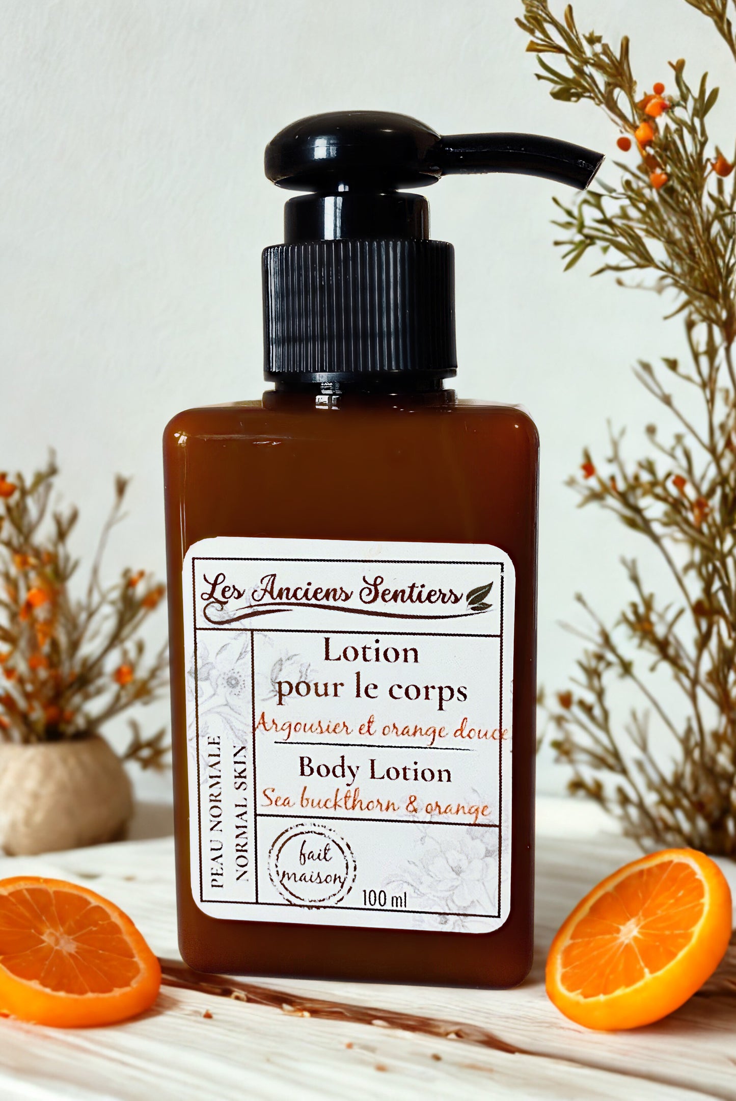 Lotion pour le corps (argousier et orange douce) 100 ml