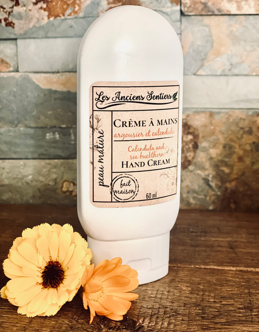 Crème à mains - argousier et calendula 60 ml