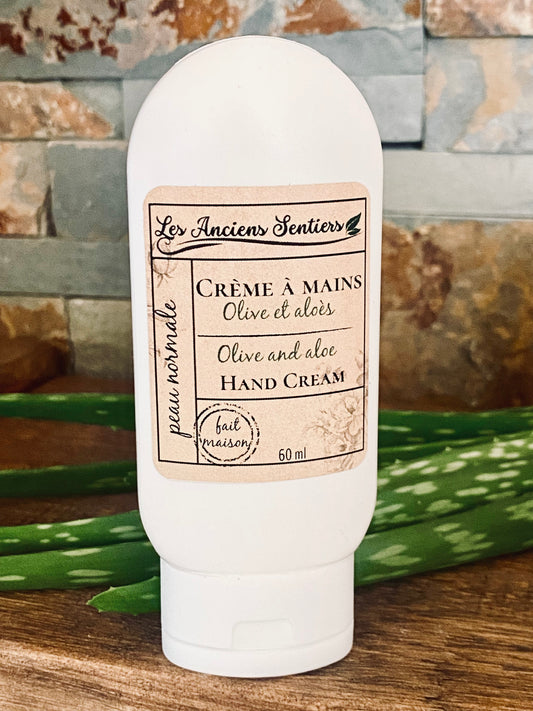 Crème à mains - Olive et aloès 60 ml